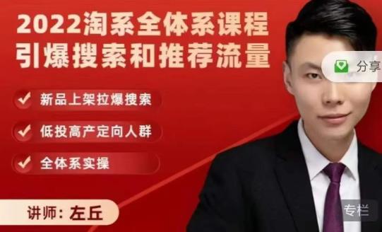 2022淘系全体系课程引爆搜索和推荐流量，新品上架拉爆搜索插图