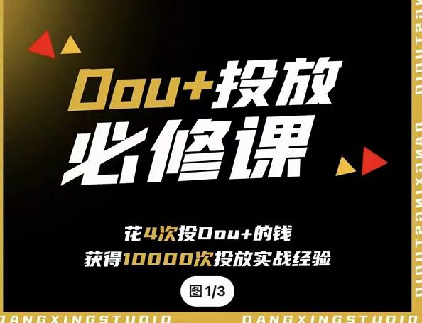 代同学DOU 投放训练营，用付费流量撬动大额自然流量，过得超额变现转化插图