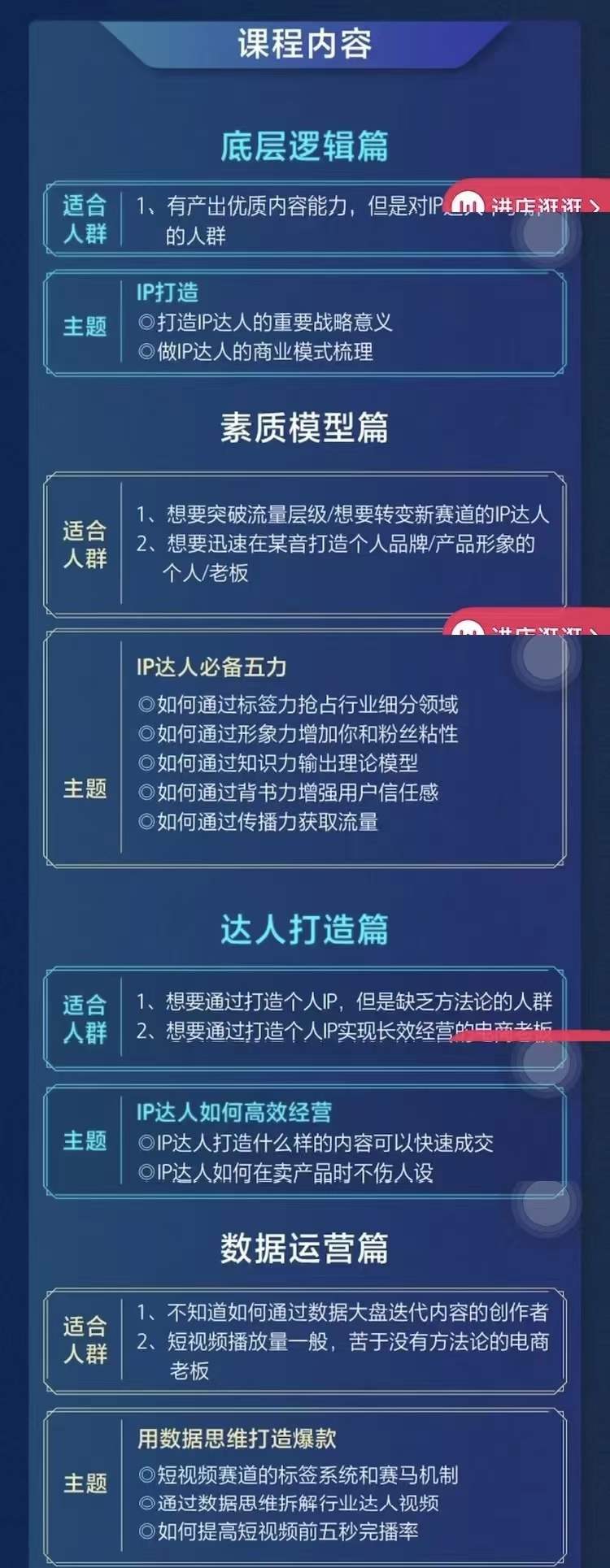 0基础入门短视频达人IP打造：助你快速入局 毫无保留的干货分享(10节视频课)插图1