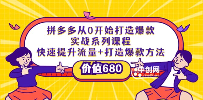 拼多多从0开始打造爆款实战系列课程：快速提升流量 打造爆款方法插图