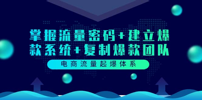 电商流量起爆体系：掌握流量密码 建立爆款系统 复制爆款团队（价值599）插图
