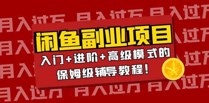 月入过万闲鱼副业项目：入门 进阶 高级模式的保姆级辅导教程插图