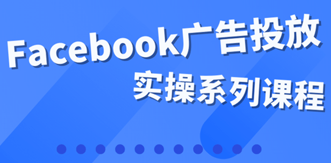 百万级广告操盘手带你玩Facebook全系列投放：运营和广告优化技能实操插图
