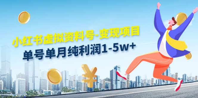 小红书虚拟资料号-变现项目：实操玩法分享插图