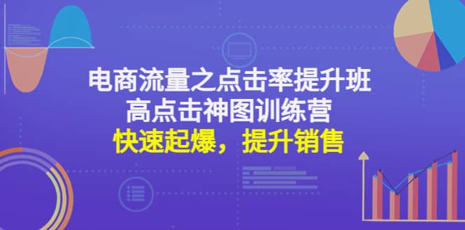 电商流量之点击率提升班 高点击神图训练营：快速起爆，提升销售插图