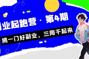 （7023期）某收费培训·副业培训营·第4期，挑一门好副业，三周干起来！