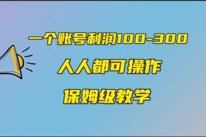 （7025期）一个账号100-300，有人靠他赚了30多万，中视频另类玩法，任何人都可以做到