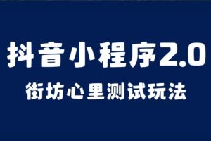 （7225期）抖音小程序2.0（街坊心里测试玩法）整套视频手把手实操课程，含素材