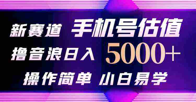 （10154期）抖音不出境直播【手机号估值】最新撸音浪，日入5000+，简单易学，适合…插图