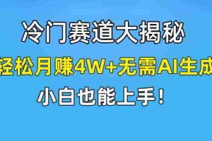 （9949期）快手无脑搬运冷门赛道视频“仅6个作品 涨粉6万”轻松月赚4W+