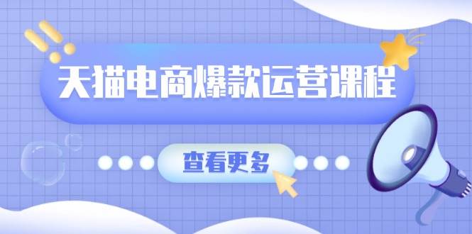 （13910期）天猫电商爆款运营课程，爆款卖点提炼与流量实操，多套模型全面学习插图
