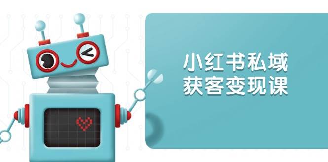 （13955期）小红书私域获客变现：账号设置/内容创作/规则解读/投放策略/获客技巧等插图