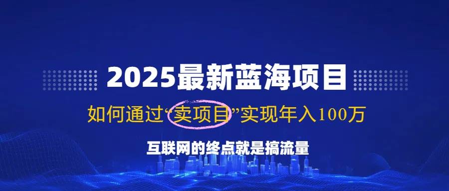 （14305期）2025最新蓝海项目，零门槛轻松复制，月入10万+，新手也能操作！插图