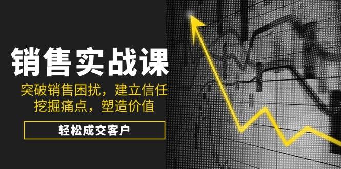 （14297期）销售实战课，突破销售困扰，建立信任，挖掘痛点，塑造价值，轻松成交客户插图