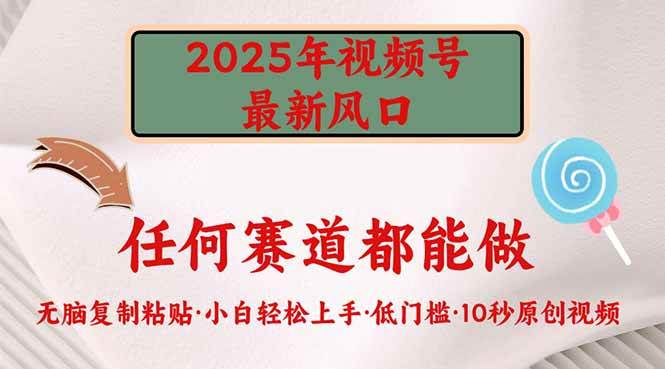 （14453期）2025年视频号新风口，低门槛只需要无脑执行插图