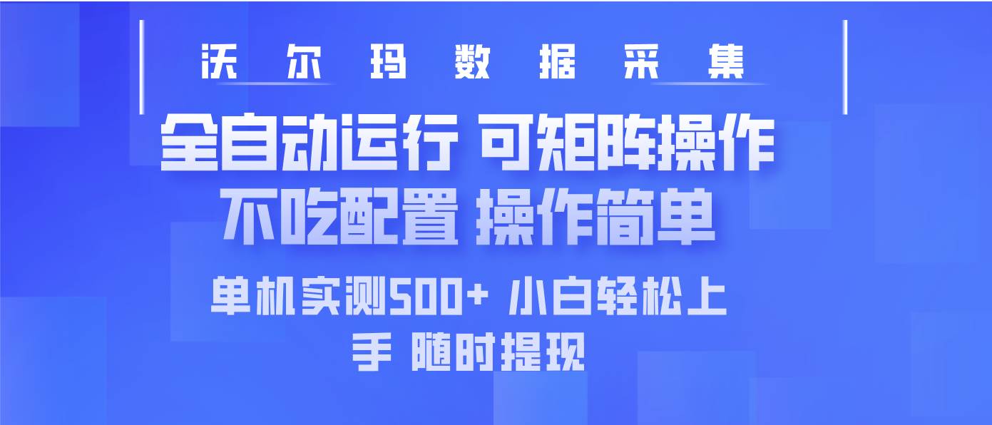 （14560期）最新沃尔玛平台采集 全自动运行 可矩阵单机实测500+ 操作简单插图