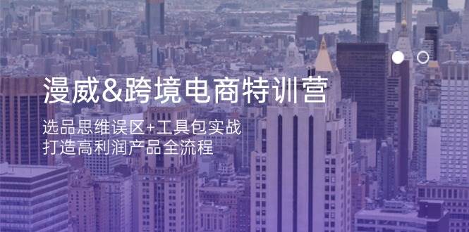 （14295期）漫威 跨境电商特训营：选品思维误区+工具包实战，打造高利润产品全流程插图