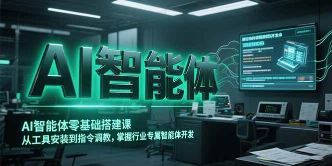 （15257期）AI智能体零基础搭建课，从工具安装到指令调教，掌握行业专属智能体开发…插图