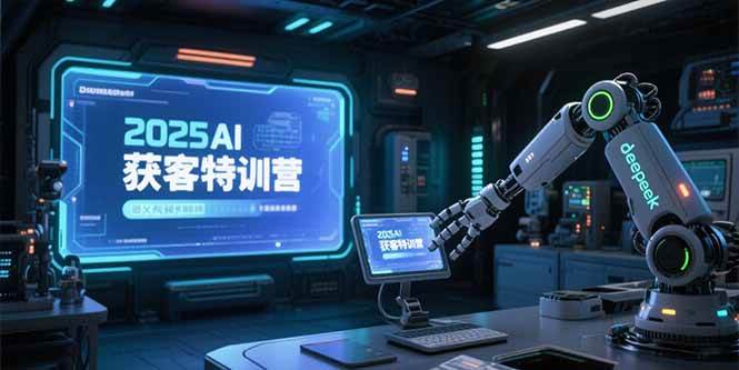 （15289期）2025AI获客特训营，AI图文视频全制作，deepseek工具实操教学插图