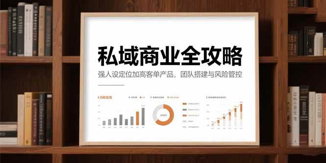 （15294期）私域商业全攻略，强人设定位加高客单产品，团队搭建与风险管控插图