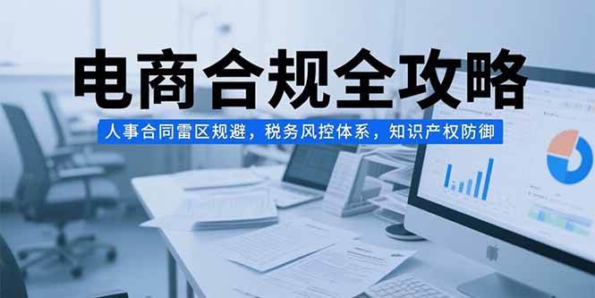 （15377期）电商合规全攻略，人事合同雷区规避，税务风控体系，知识产权防御插图