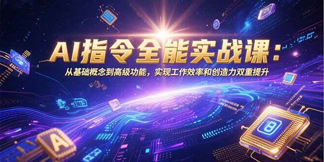 （15455期）AI指令全能实战课：从基础概念到高级功能，实现工作效率和创造力双重提升插图