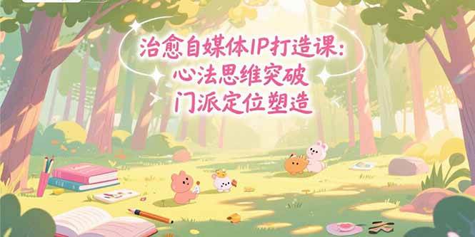 （15464期）治愈自媒体IP打造课：心法思维突破，门派定位塑造，商业闭环搭建插图