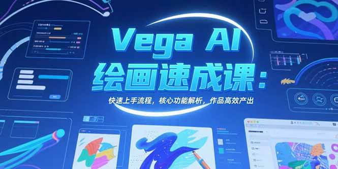 （15470期）Vega AI绘画速成课：快速上手流程，核心功能解析，作品高效产出插图