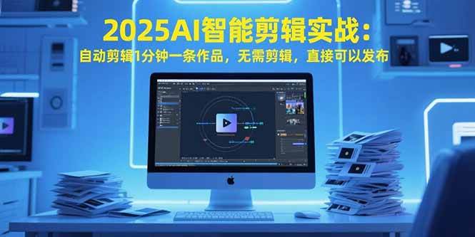 （15504期）2025AI智能剪辑实战：自动剪辑1分钟一条作品，无需剪辑，直接可以发布插图