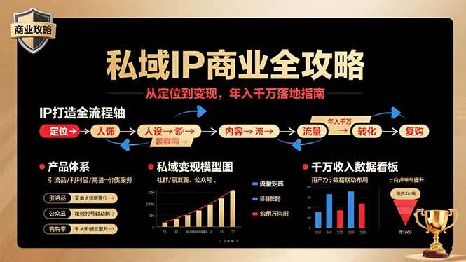 （15858期）私域IP商业全攻略，从定位到变现，年入千万落地指南插图